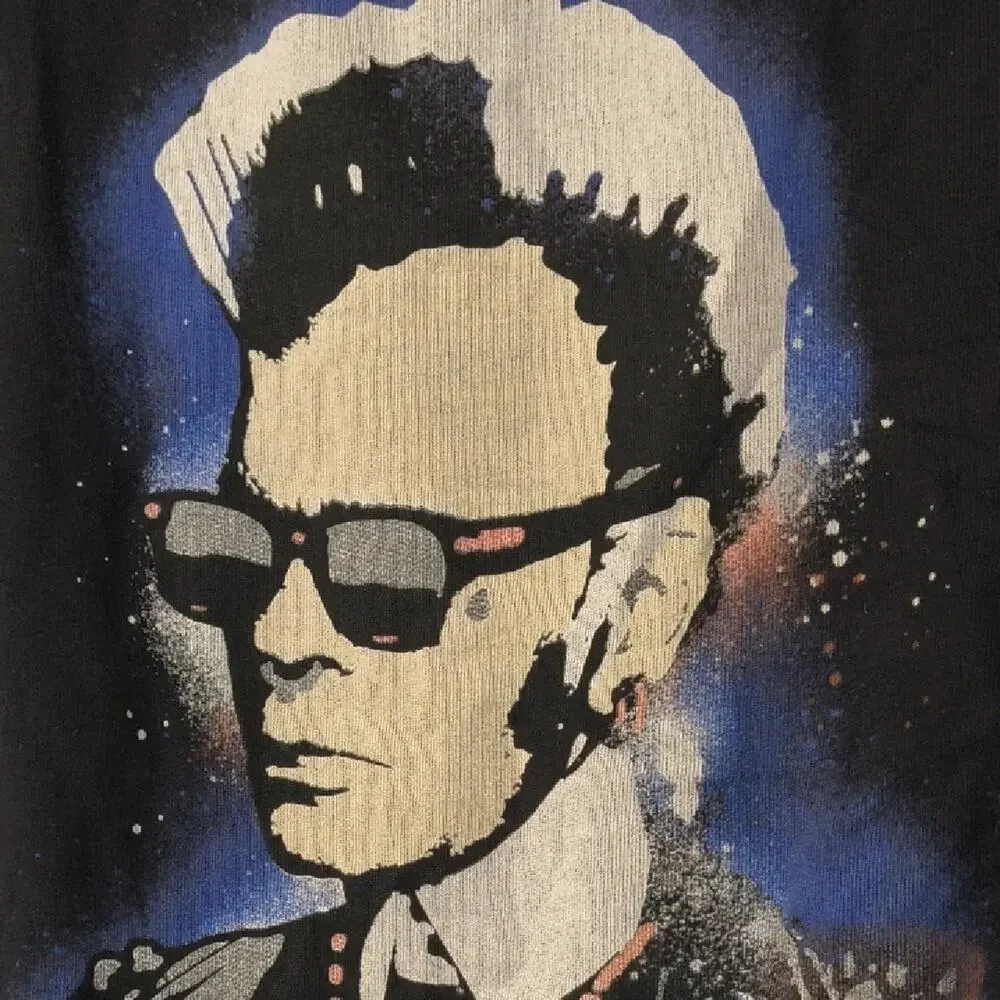 Eleven Paris Father  TV Boy Black Graphic Crewneck Sweater Small